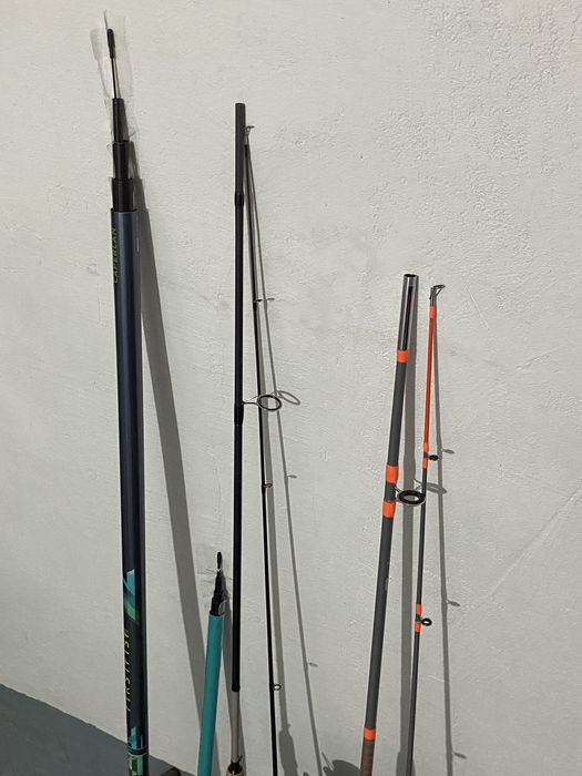 Pescuit - set lansete, mulinete, undite, husa, juvelnic