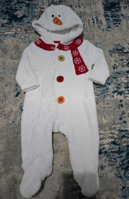 Salopetica Craciun pentru bebeluș