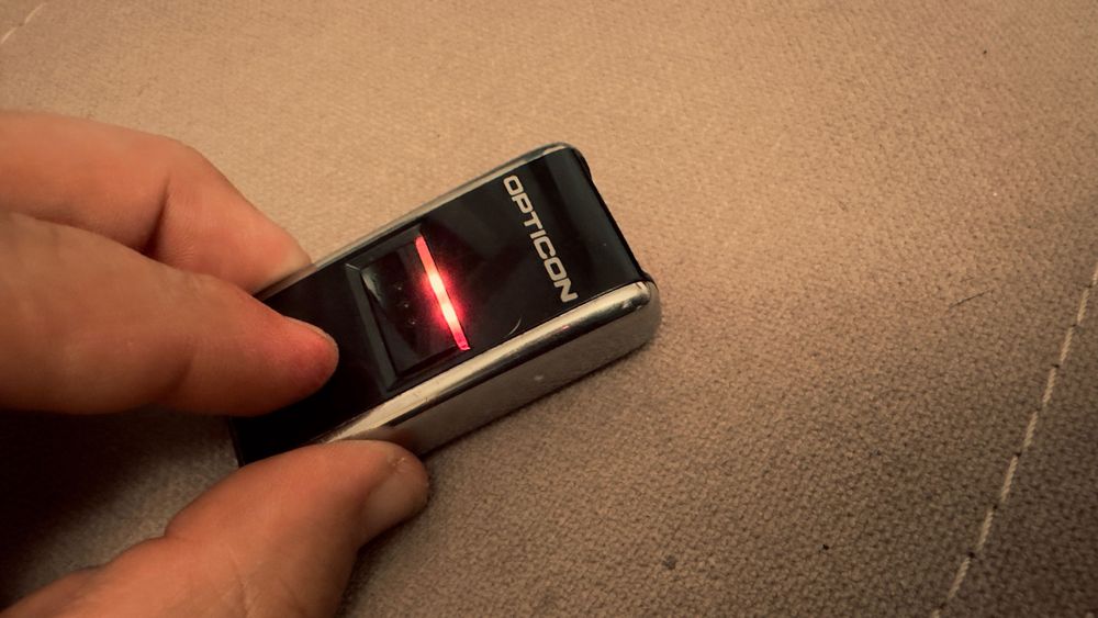 Cititor coduri de bare Opticon OPN2001, 1D, USB, negru