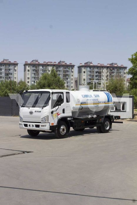 Водовоз технической воды FAW Tiger V 6m³