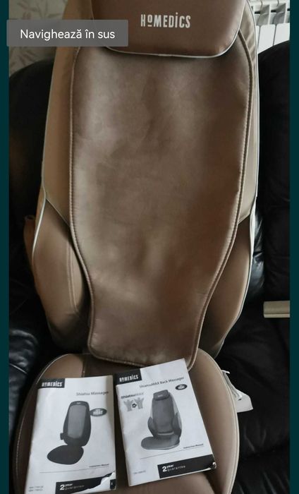 Scaun masaj homedics 2buc  - unul defect