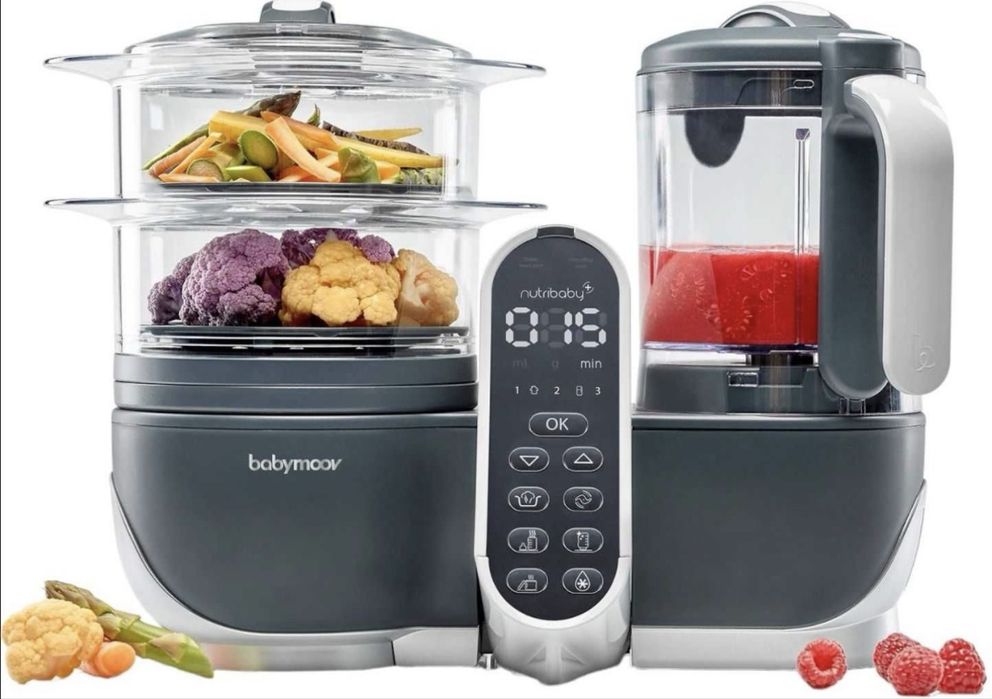 Уред за готвене на бебешка храна / робот  5 in 1 Babymoov Nutribaby Plus