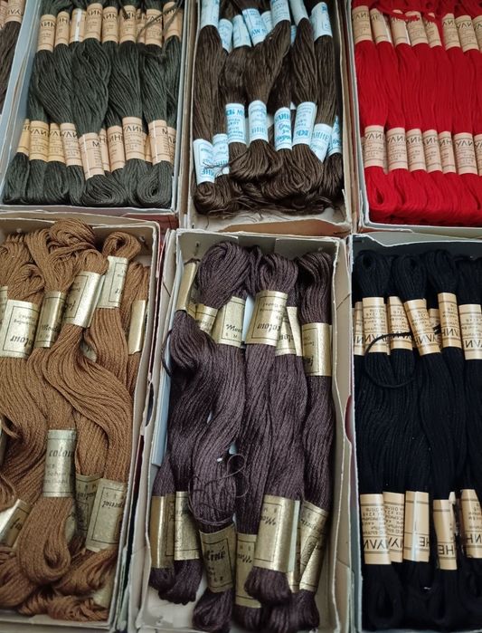 Мулине, конци за бродерия