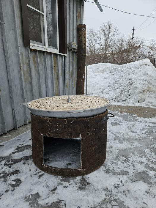 Продам казан с печью