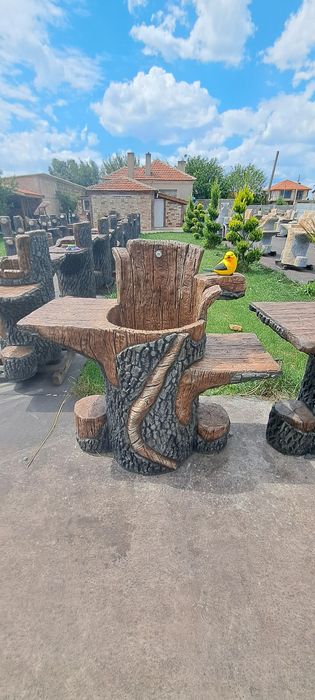 Градинска мивка от щампован бетон