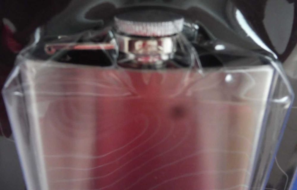 Бутилка / фласка / HIP FLASK за алкохол, плоска, джобна,  стоманена 6€