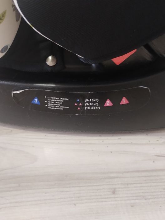 МОНИ Стол за кола 0-25 кг. GUARDIAN СИВ