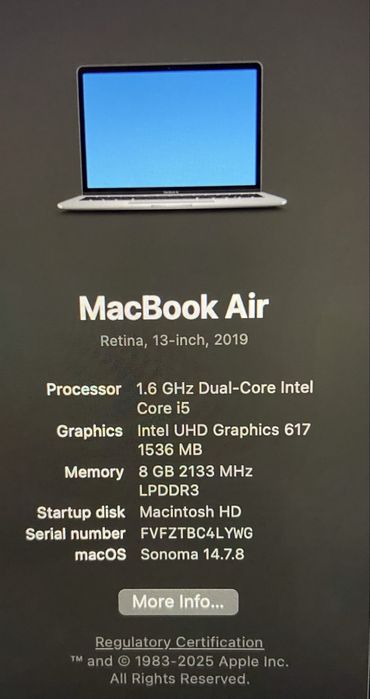 Продаю ноутбук MacBook Air 13