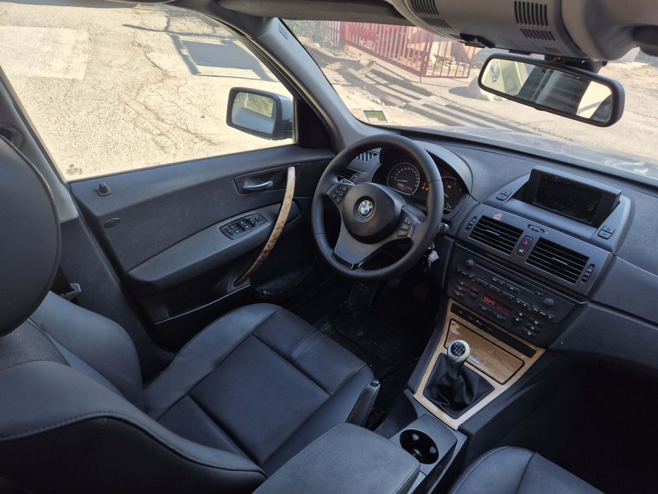 BMW X3 E83 2.0D 150кс панорама навигация ксенон ръчка НА ЧАСТИ!