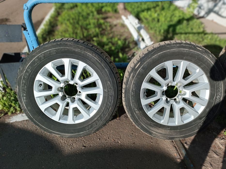 Диски с резиной на Прадо