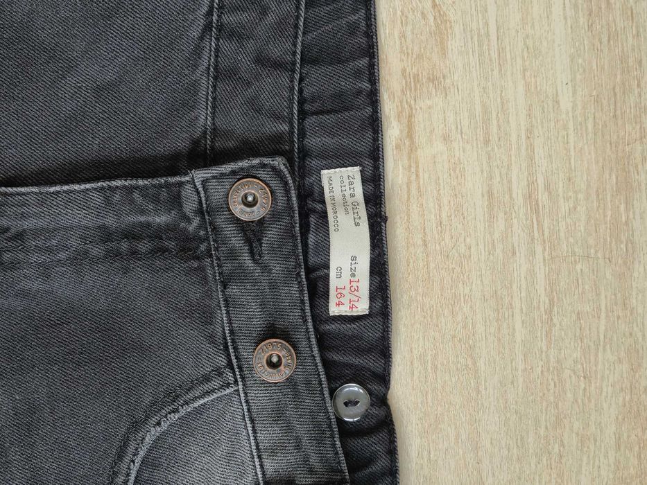 Zara черни къси дънки