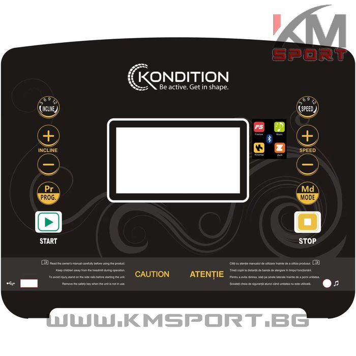 Нова масивна електрическа бягаща пътека с ел. регул.наклон/2г.гаранция