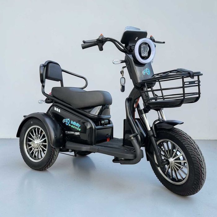 Двуместна Електрическа Триколка PUDDING 1800W МОДЕЛ 2026