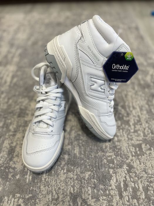 New balance 650 triple white