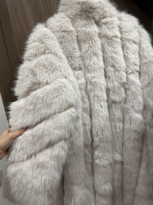 Палто от еко косъм