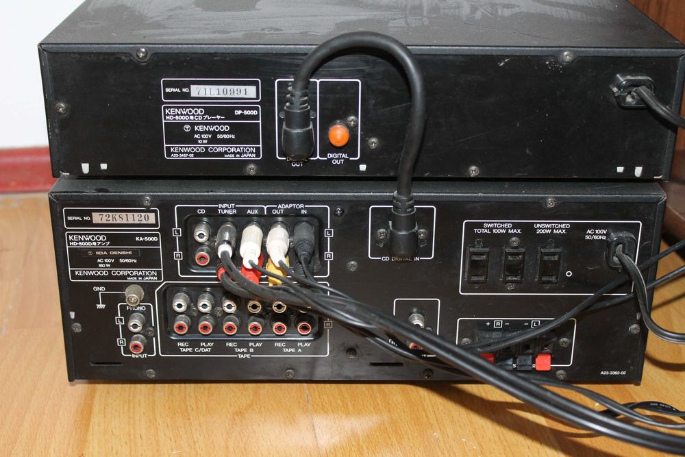 усилитель kenwood и проигрыватель компакт-дисков