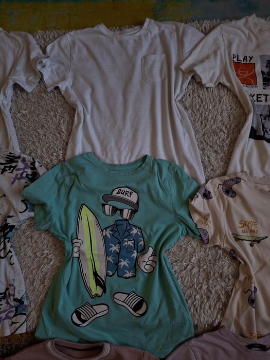 Lot merg 140-146 cm Adidas, H&M, George  pantaloni, tricou