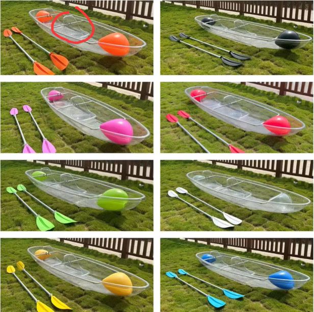 Кану - Каяк прозрачен/безцветен