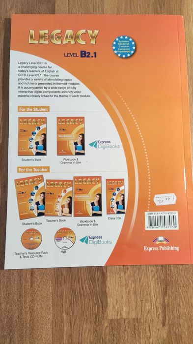 Legacy English Level B2.1 Student's Book Express Publishing