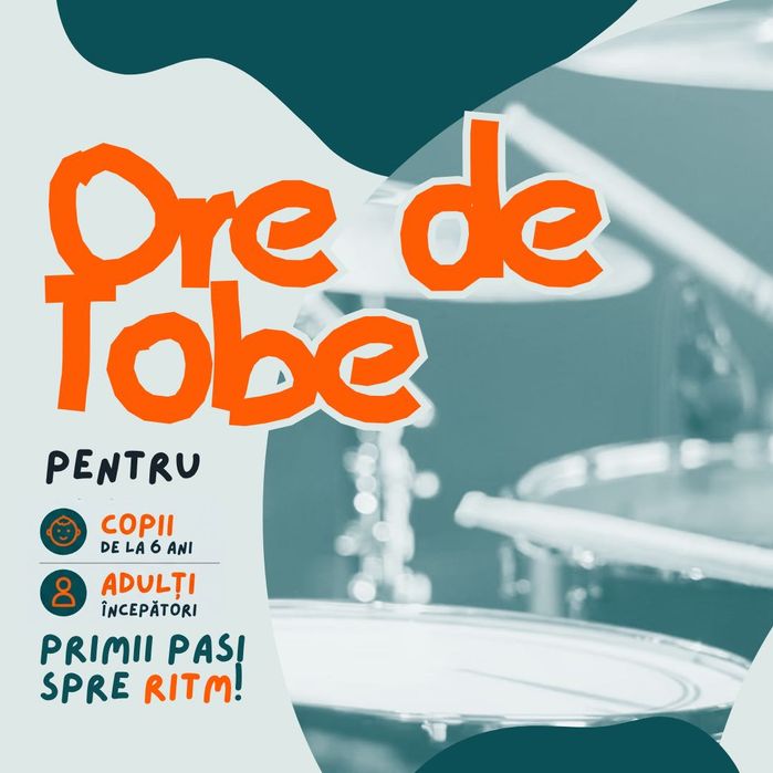 Ore de tobe – copii (6+) și adulți începători | Cluj / Imprejurimi