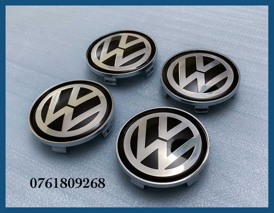 Set 4 capace VW de 68mm pentru jante aliaj BMW