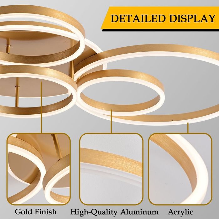 Lustra cu telecomanda 116cm