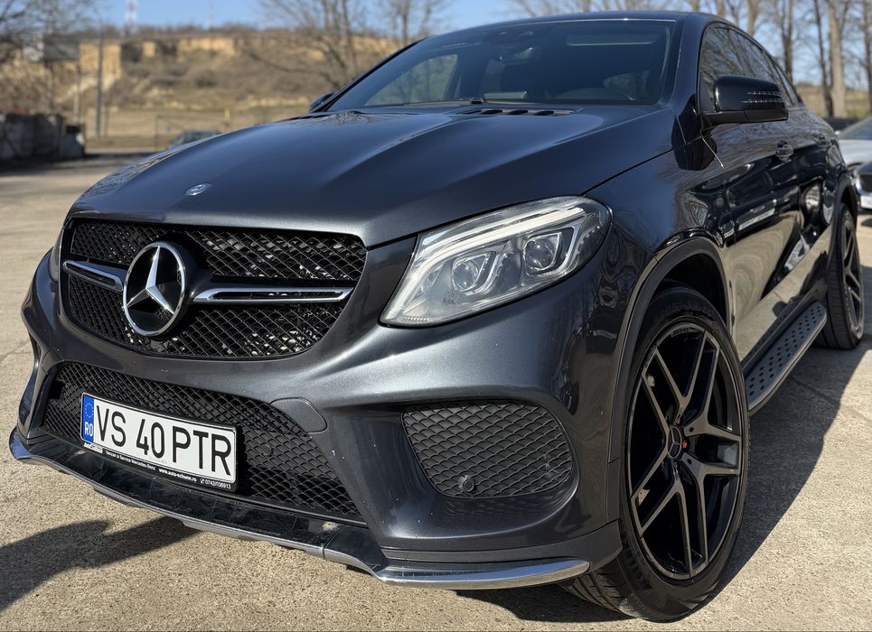 MERCEDES BENZ - GLE COUPE - GLE 350 CDI - AMG • LINE - 2015 - 3.0 Diesel V6  - Euro 6 - Full • Led - 4 • Matic - 4x4 - Automat - 258 Cai Putere
