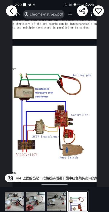 Aparat de sudura in puncte