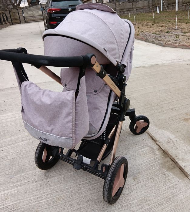 Caricior transformabil 3 in 1 Coccolle Ambra, Rose Gold