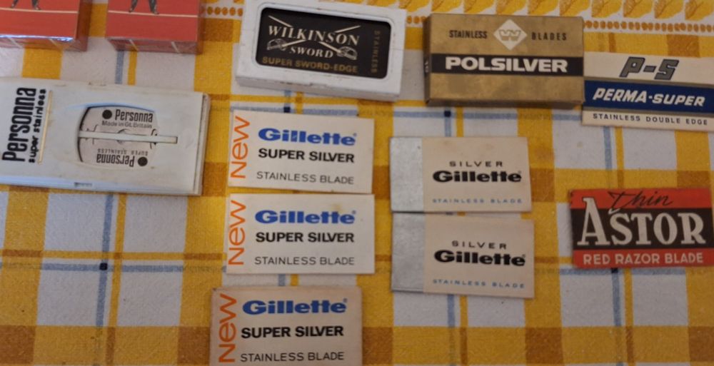 Чисто нови ретро ножчета за самобръсначка на Gillette, Astor, Wilkins