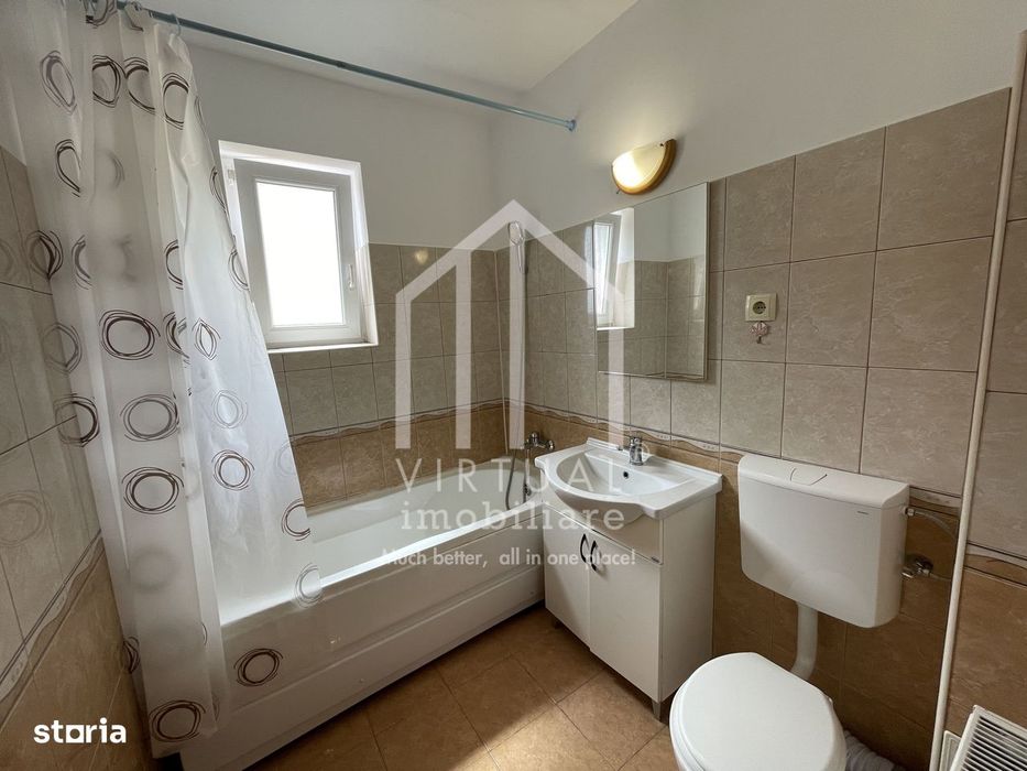 Apartament de inchiriat 3 camere, 2 bai, bucatarie inchisa- Turnisor