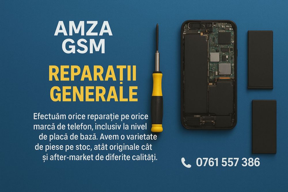 Schimbare Display Ecran LCD Sticla Samsung iPhone Xiaomi Oppo Redmi