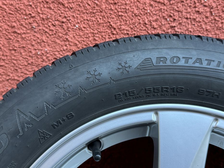 Jante Volvo V60,V40,S60+Anvelope Dunlop 215/55R16
