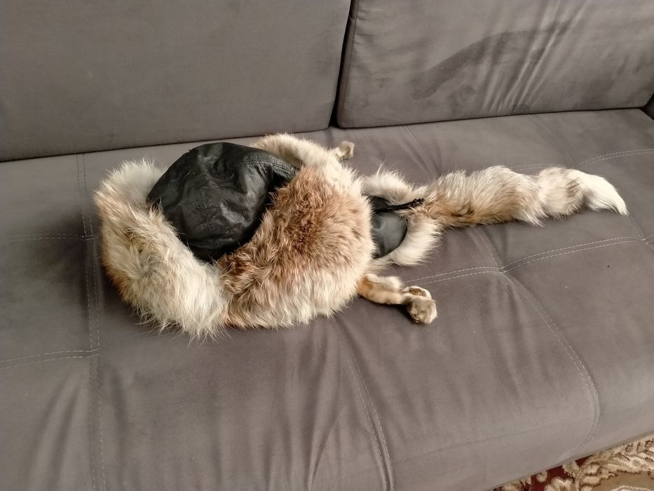 Лисья ушанка натуралка