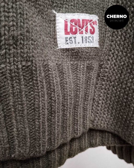 LEVI’S Red Tab мъжки вълнен пуловер с поло яка – размер XL
