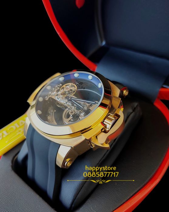 часовник INVICTA Coalition Forces Gold automatic 56 mm, Инвикта нов