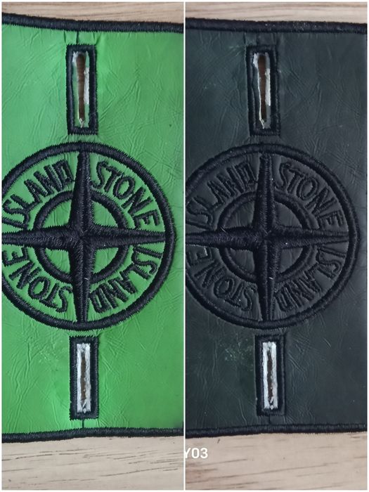 Патч Stone Island Heat Reactive (меняет цвет от температуры)