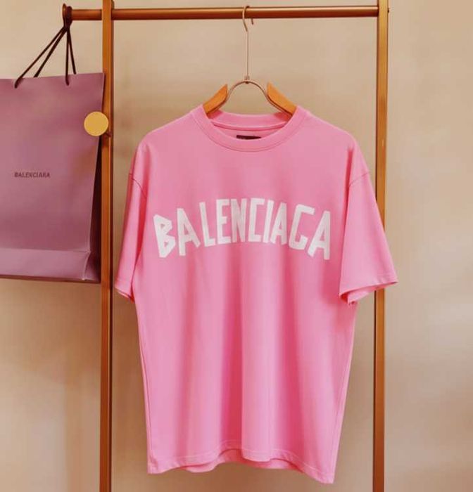 ОВЪРСАЙЗ тениски с BALENCIAGA дизайн, 6 цвята! Или поръчай с ТВОЯ идея
