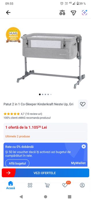 co-sleeper kinderkraft