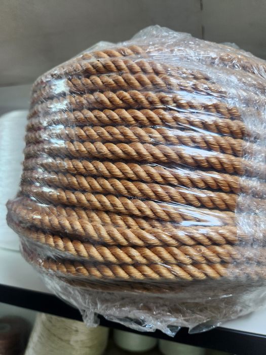 Декоративная Берёвка . Веревка джутовая. Канат Аркон ип лента