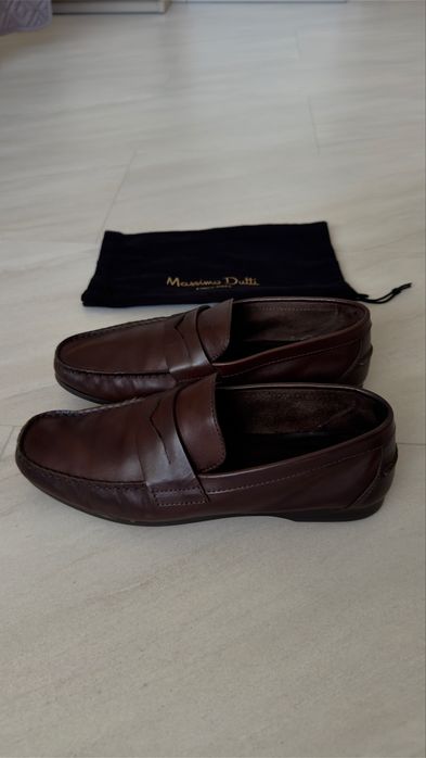 Мокасини Massimo Dutti от естествена кожа EU 43