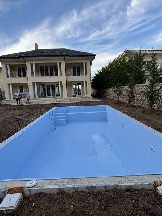 Constructii piscine cofraje de polistiren cu liner