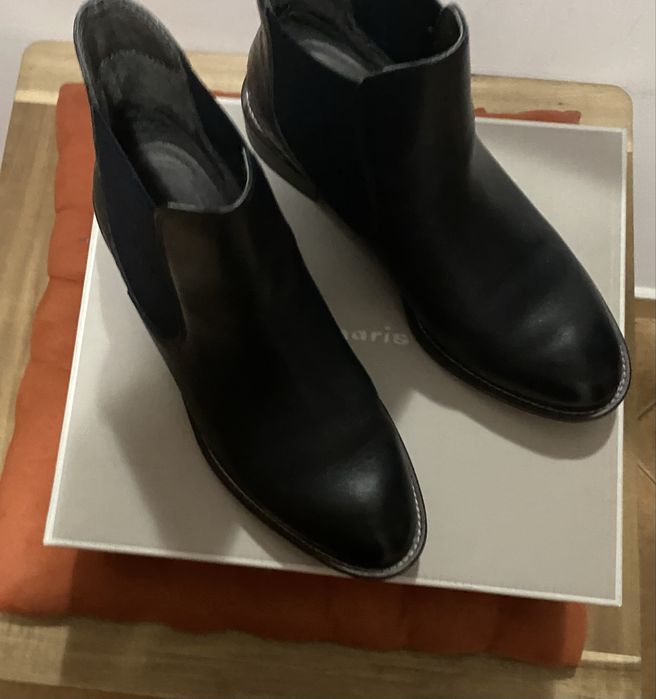 Боти Tamaris от естествена кожа