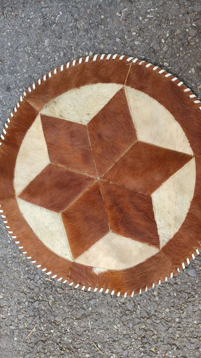 Preș din piele naturala de vacă