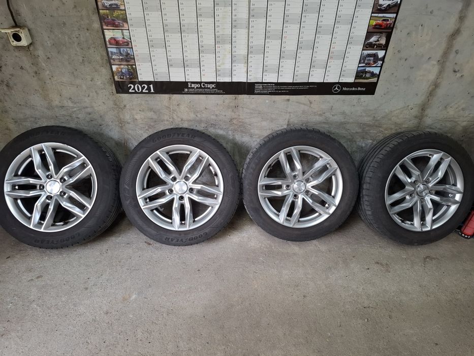 Лети джанти 5×112/16" с летни гуми 205/55/16"