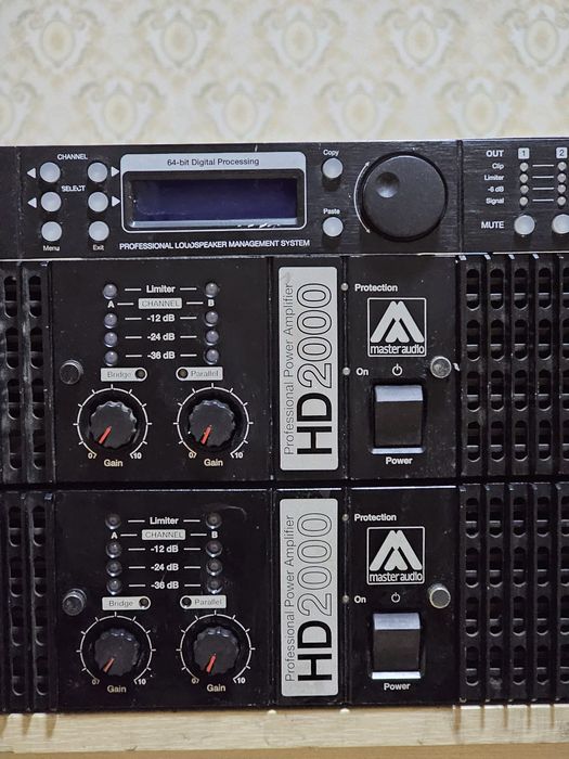 Усилитель, master audio HD2000, цифровой процессор master audio dsp206