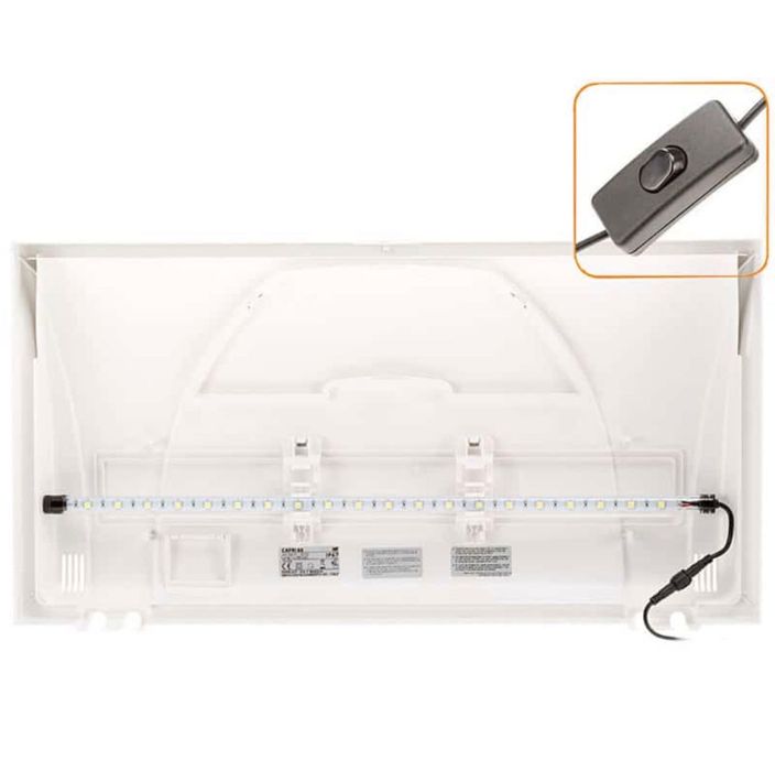 Аквариум Ferplast Capri 50 LED – 40 литра, бял