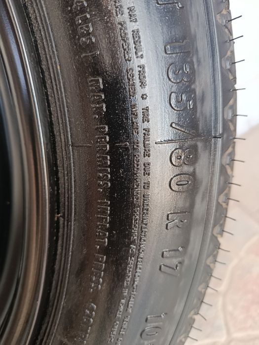 Резервна гума тип патерица за БМВ 17 цола