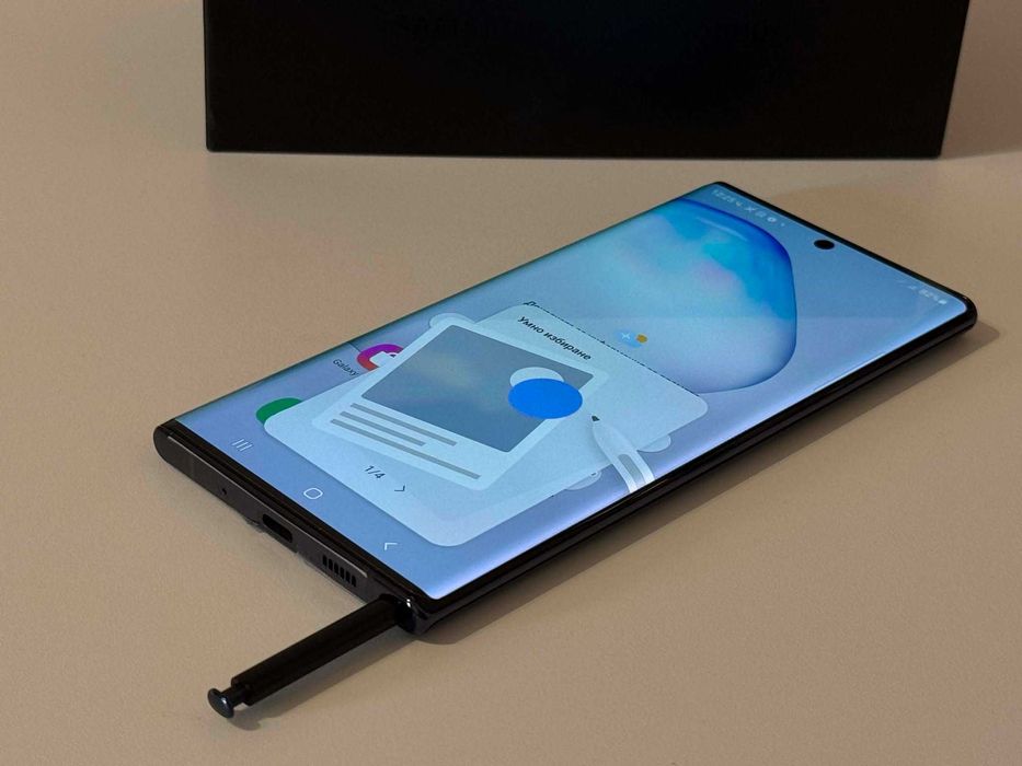 Бартер! НОВ! Samsung Galaxy Note 10+ Plus Аura Black (Черен)