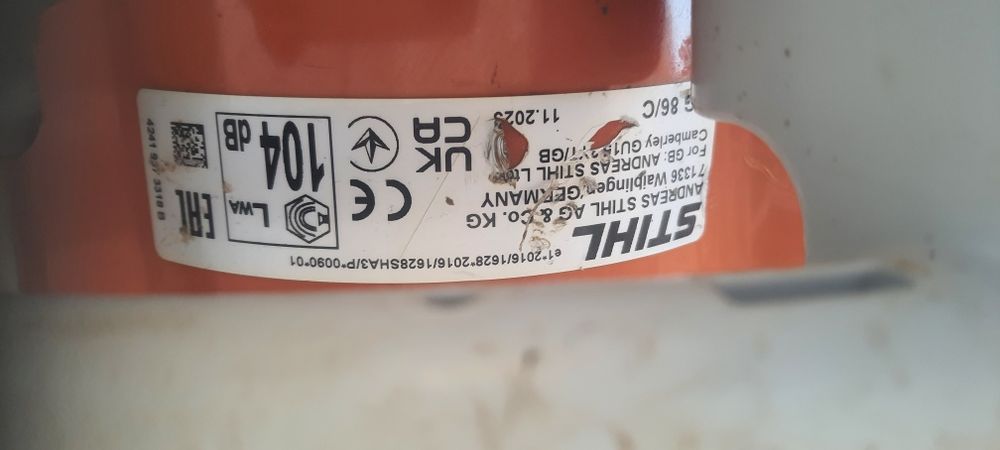 Suflanta stihl bg 86 foarte puternica